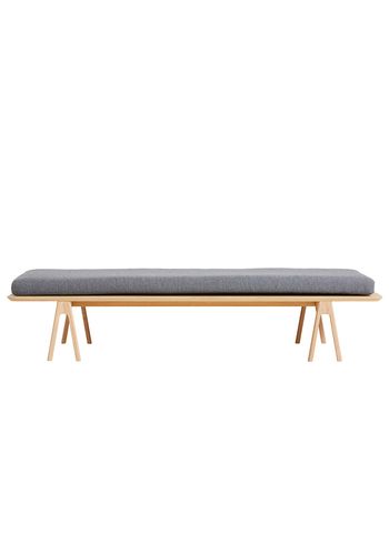 Woud - Daybed - Level Daybed - Alpine Grey 65 Bouclé