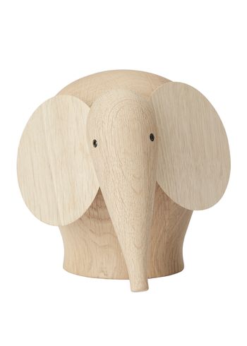 Woud - Figure - Nunu - Elephant - Massivt egetræ - Medium