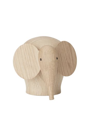 Woud - Figure - Nunu - Elephant - Massivt egetræ - Mini