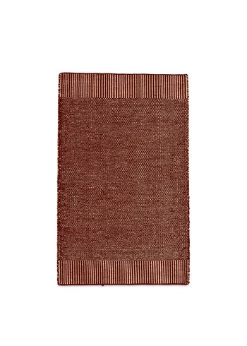 Woud - Teppich - Rombo rug - White / Rust - Small