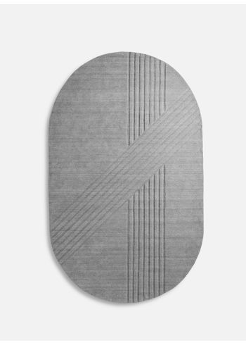 Woud - Tappeto - Kyoto Rug (oval) - Grey