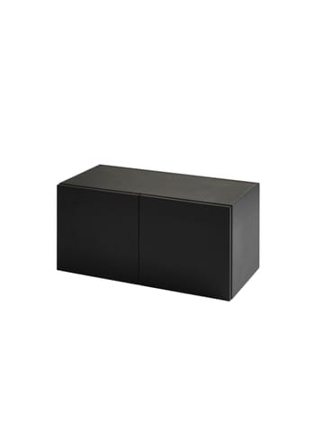 Woud - Scaffale - Elevate 2-door Cabinet - Black Painted Oak Veneer