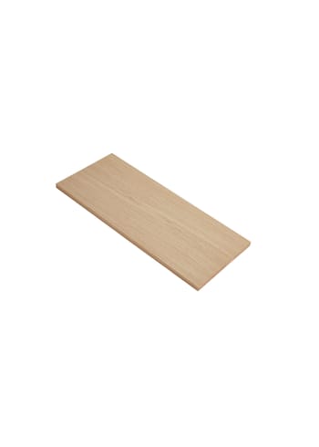 Woud - Shelf - Elevate Back Panel - White Pigmented Lacquered Oak Veneer - Large