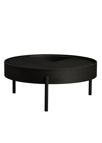 Woud - Mesa de centro - Arc Side and Coffee Table - Black Painted Ash - Coffee Table