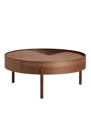 Woud - Coffee table - Arc Side and Coffee Table - Walnut - Coffee Table