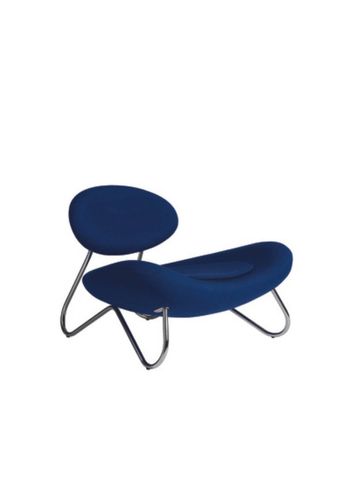 Woud - Loungesessel - Meadow Lounge Chair - Chrome - Vidar 772