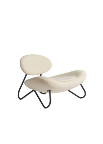 Woud - Sedia a sdraio - Meadow Lounge Chair - Black - Nara 006