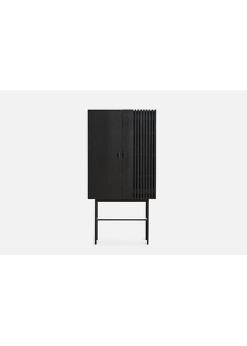 Woud - Skænk - Array sideboards - 80 cm / Black painted Oak w. Black legs