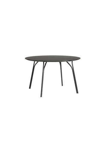 Woud - Mesa de jantar - Tree Dining Table - Tabletop: Black / Legs: Black - Ø120