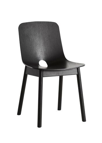 Woud - Dining chair - Mono Dining Chair - Black Oak