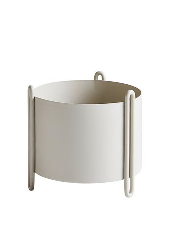Woud - Flowerpot - Pidestall Flowerpot - Light Grey