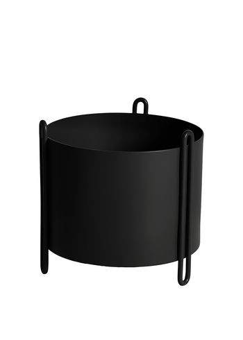 Woud - Flowerpot - Pidestall Flowerpot - Black