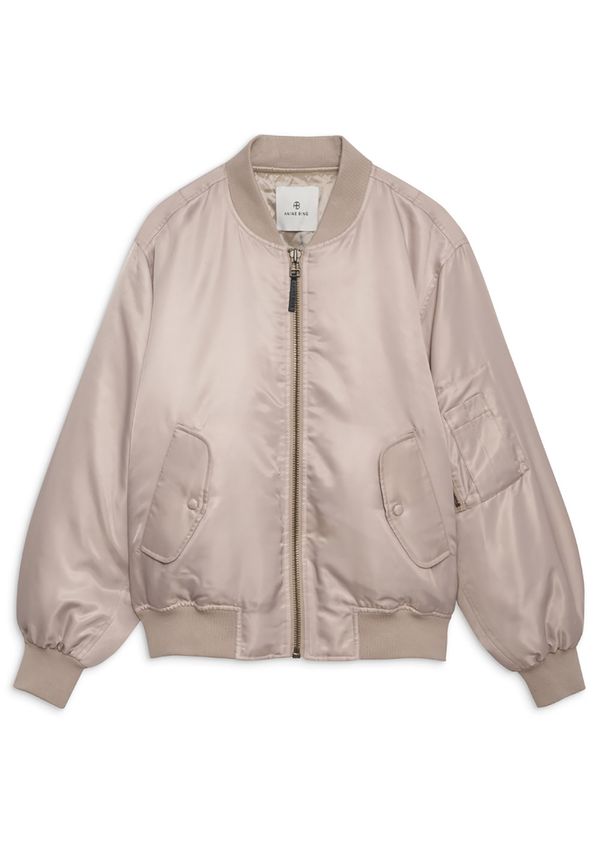 Anine Bing Leon Bomber Jacket CHAMPAGNE