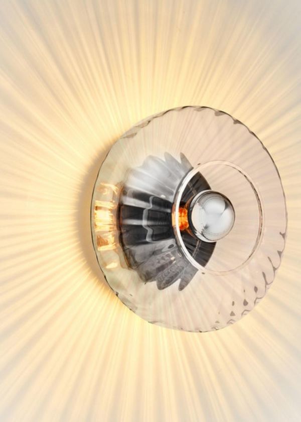 Design By Us - New Wave Optic Lamp - Wall lamp - Clear