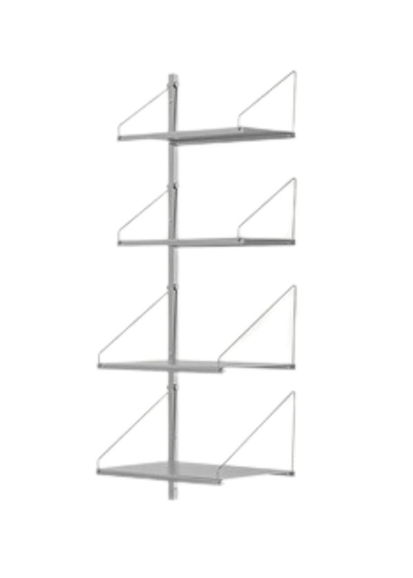 FRAMA - Shelf Library H1084 / W40 Section - Sistema di scaffalature -  Stainless Steel