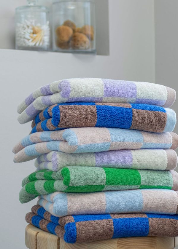 Towel RETRO Bath green Handtuch Mette Ditmer Classic - - -