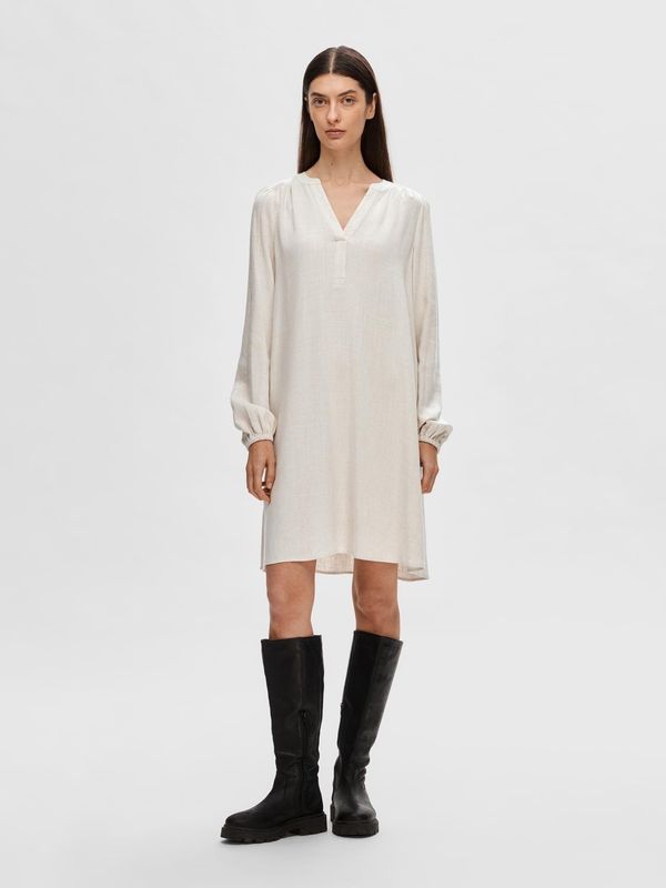 SLFViva LS Short V-neck Dress NOOS