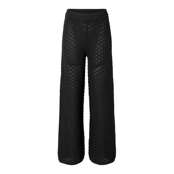 SLFFrida HW Structure Knit Pants - Calças - Selected Femme