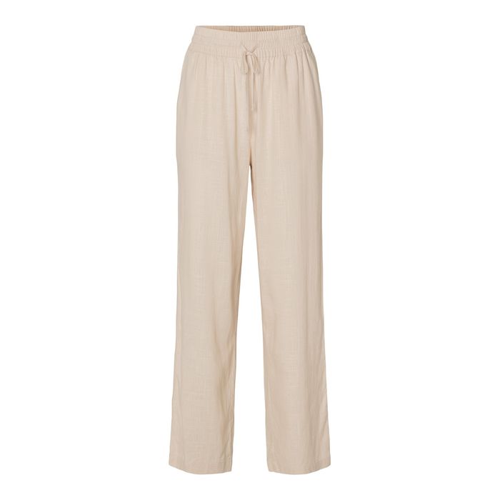 Selected Femme - SLFViva - Gulia HW Long Linen Pants NOOS - Pantalones ...