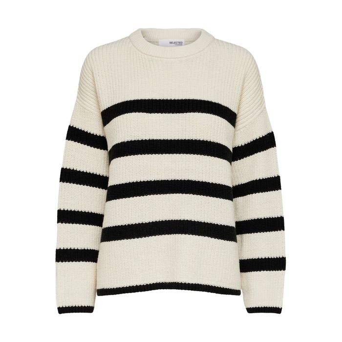 SLFBloomie LS Knit O-Neck - Knit - Selected Femme