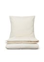 Aiayu - Juego de cama - Duvet Set - 140 x 200 + pillowcase - White