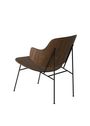 Audo Copenhagen - Lasten pyyhe - The Penguin Lounge Chair - Black steel base / Natural oak seat and back