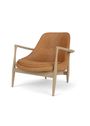 Audo Copenhagen - Lounge chair - Elizabeth Lounge Chair - Oiled Natural Oak / Hallingdal 200