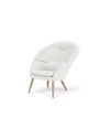Audo Copenhagen - Cadeira de banho - Oda Lounge Chair - Oiled Natural Oak / Hallingdal 200