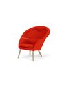 Audo Copenhagen - Draagharnas - Oda Lounge Chair - Oiled Natural Oak / Hallingdal 200