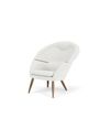 Audo Copenhagen - Lounge-tuoli - Oda Lounge Chair - Oiled Natural Oak / Hallingdal 200