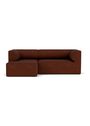 Audo Copenhagen - Modular sofa - Eave Modular Sofa, 86, 3-seater, Configurations 5-6 - Audo Bouclé 02 - Beige - Configuration 6