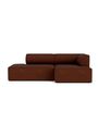 Audo Copenhagen - Modulaire bank - Eave Modular Sofa, 96, 2.5-seater, Configurations 7-8 - Audo Bouclé 08 - Bordeaux - Configuration 7