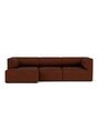 Audo Copenhagen - Modular sofa - Eave Modular Sofa, 96, 3-seater, Configurations 11-12 - Audo Bouclé 02 - Beige - Configuration 11