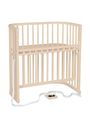 Babybay - Łóżko dla dzieci - Boxspring Comfort Plus Co-Sleeper - Natural Varnished