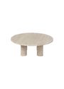 Blomus - Couchtisch - Volos Coffee Table - Round - Silver Travertine