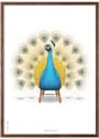 Brainchild - Affisch - Classic Peacock Poster - White - No Frame