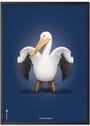 Brainchild - Juliste - Classic poster - dark blue pelican - No frame