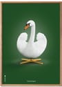 Brainchild - Plakat - Classic poster - green swan - Ingen ramme