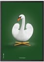Brainchild - Plakat - Classic poster - green swan - No frame
