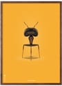 Brainchild - Poster - Classic poster - yellow ant - No frame
