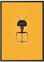 Brainchild - Affisch - Classic poster - yellow ant - No frame