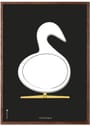 Brainchild - Poster - Design Sketch Swan Poster - Black - No Frame