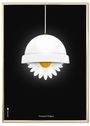 BrainChild - Poster - Klassisk – Sort – Hvid Flowerpot - Ingen ramme