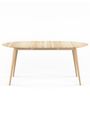 Bruunmunch - Dining Table - PLAYdinner round - Oak, natural oil - With extension - Ø120