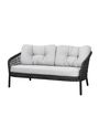 Cane-line - Canapé lounge - Ocean Large 2-pers. Sofa - Cane-line Soft Rope, Dark Gr
