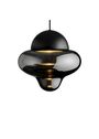 Design By Us - Péndulo - Nutty Pendant Lamp - Large - Black Dome - Clear
