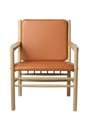 FDB Møbler / Furniture - Fauteuil - J147 - Armchair - Oak / Nature / Dark Gray