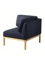 FDB Møbler / Furniture - Divano - L37, 7-9-13, Corner Right by Thomas E. Alken - Onyx 70