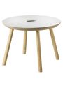 FDB Møbler / Furniture - Tavolino da caffè - D105 Gesja Coffee & Side table - Oak / Nero Linoleum - Coffee Table