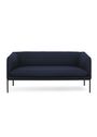 Ferm Living - Sofá para 2 personas - Turn Sofa / 2-seater - Cashmere - Boucle - Off-White